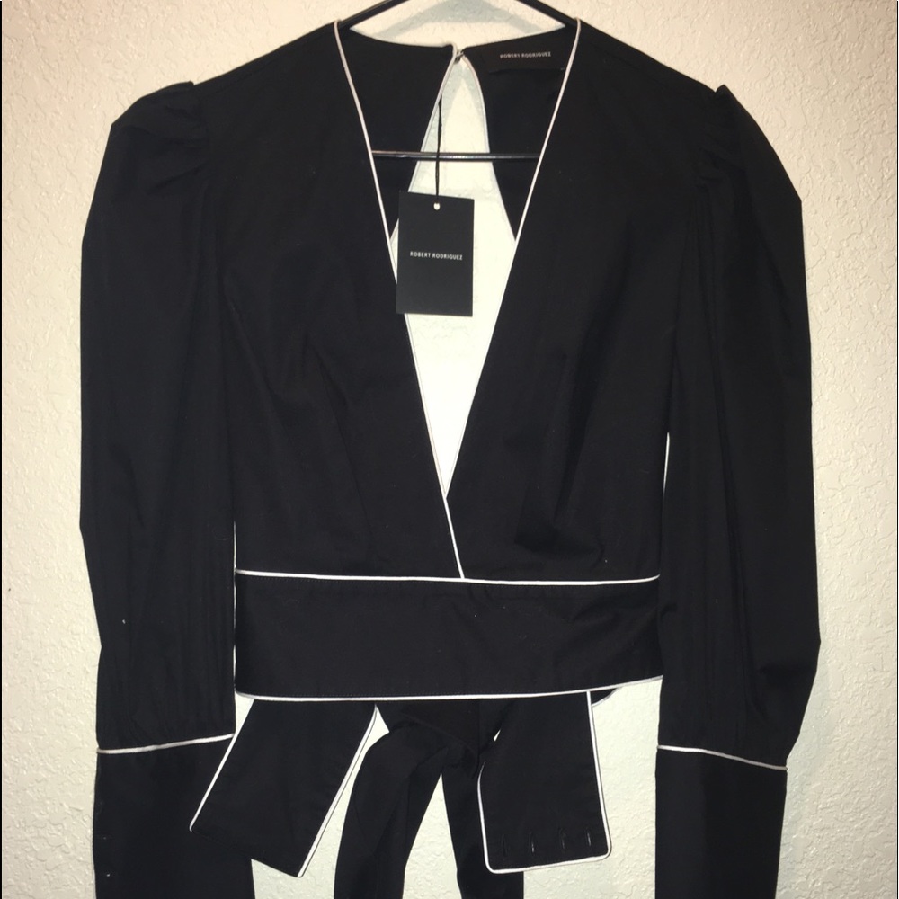 NWT Robert Rodriguez Fayme Open Back Top